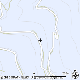 徳島県三好市井川町井内西7036周辺の地図