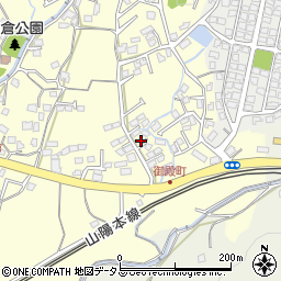 山口県下関市田倉262-5周辺の地図