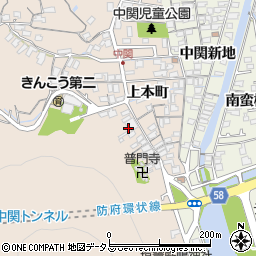 山口県防府市田島上本町2675周辺の地図