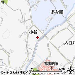 徳島県徳島市丈六町小谷周辺の地図
