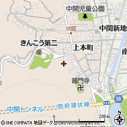 山口県防府市田島上本町2674周辺の地図