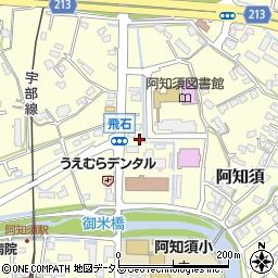 山口県山口市阿知須周辺の地図