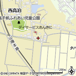 山口県山陽小野田市西高泊80周辺の地図