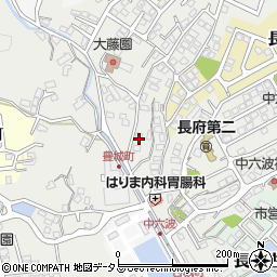 山口県下関市長府豊城町7-36周辺の地図