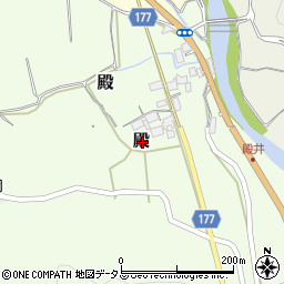 和歌山県有田郡広川町殿周辺の地図