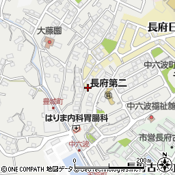 山口県下関市長府日の出町11周辺の地図