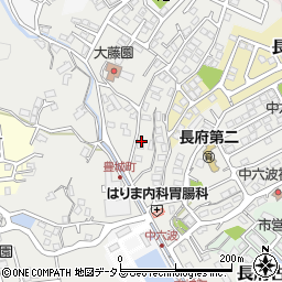 山口県下関市長府豊城町7-38周辺の地図