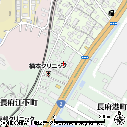 山口県下関市長府江下町1周辺の地図