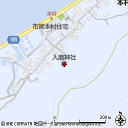 入磨神社周辺の地図