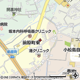 徳島県小松島市前原町東16周辺の地図