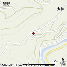徳島県吉野川市美郷大神211周辺の地図