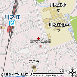 愛媛県四国中央市川之江町2449周辺の地図