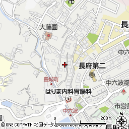 山口県下関市長府豊城町7-39周辺の地図
