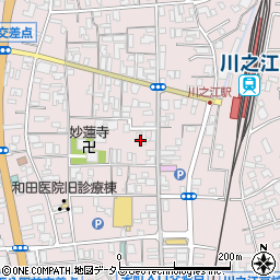 愛媛県四国中央市川之江町1801-3周辺の地図
