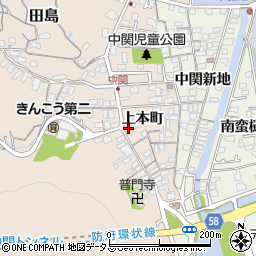 山口県防府市田島上本町2628周辺の地図