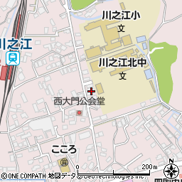 愛媛県四国中央市川之江町2451周辺の地図