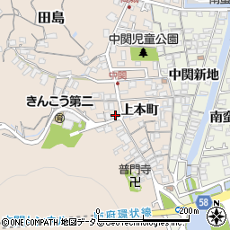 山口県防府市田島上本町2578-2周辺の地図