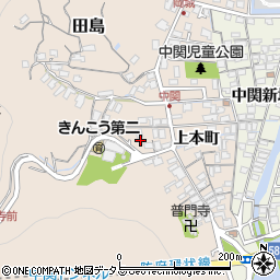 山口県防府市田島上本町2580周辺の地図