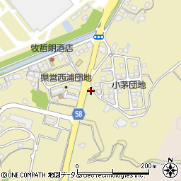 山口県防府市西浦2252周辺の地図