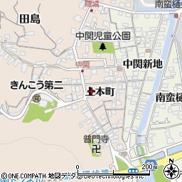 山口県防府市田島上本町2627周辺の地図