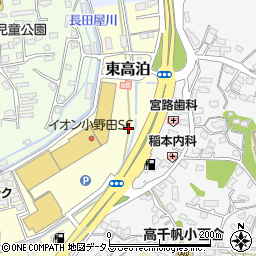 小野田山陽線周辺の地図