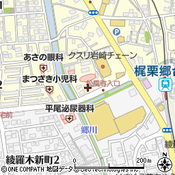 西中国信用金庫安岡支店周辺の地図