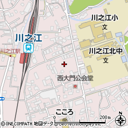 愛媛県四国中央市川之江町2447周辺の地図