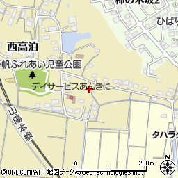 山口県山陽小野田市西高泊76-7周辺の地図