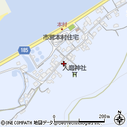 山口県防府市向島本村1035-1周辺の地図