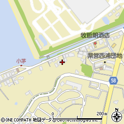 山口県防府市西浦2309周辺の地図