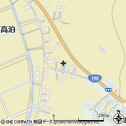 山口県山陽小野田市西高泊2377周辺の地図