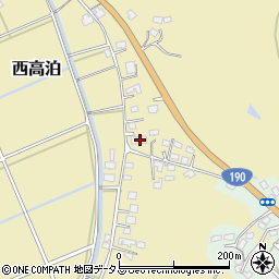山口県山陽小野田市西高泊2386周辺の地図