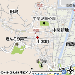 山口県防府市田島上本町2610周辺の地図