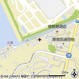 山口県防府市西浦2308周辺の地図