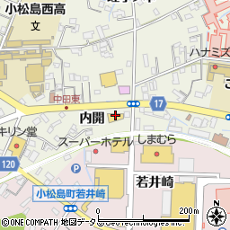 竹とんぼ美容室　小松島店周辺の地図