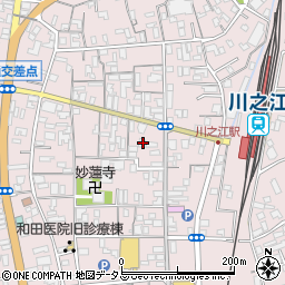 愛媛県四国中央市川之江町1660-8周辺の地図