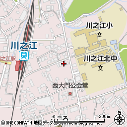 愛媛県四国中央市川之江町2458-4周辺の地図