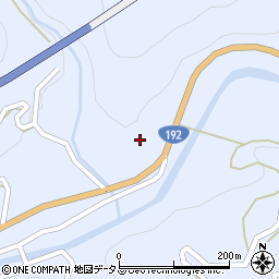徳島県三好市池田町馬路城尾周辺の地図