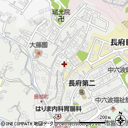 山口県下関市長府豊城町7-1周辺の地図