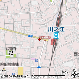 愛媛県四国中央市川之江町1651-17周辺の地図