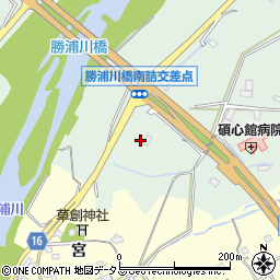 セブンイレブン徳島勝浦川橋店周辺の地図