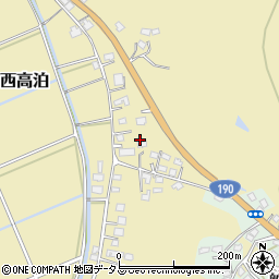 山口県山陽小野田市西高泊2381-1周辺の地図