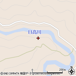 日高川周辺の地図