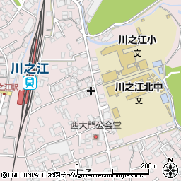 愛媛県四国中央市川之江町2458-3周辺の地図