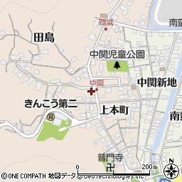 山口県防府市田島上本町2575周辺の地図