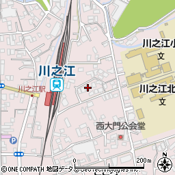 愛媛県四国中央市川之江町2466-8周辺の地図