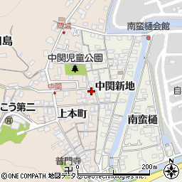 防府中関郵便局周辺の地図