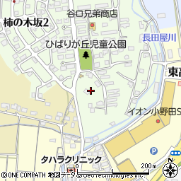 山口県山陽小野田市柿の木坂1丁目2周辺の地図