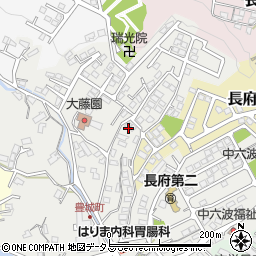 山口県下関市長府豊城町7-50周辺の地図