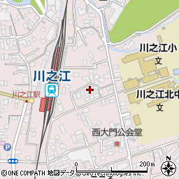 愛媛県四国中央市川之江町2466-3周辺の地図